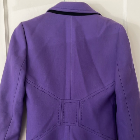 Kate Spade Purple Coat size 4 100% wool - Picture 5 of 6